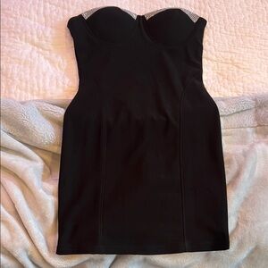 Black Strapless Women's dress